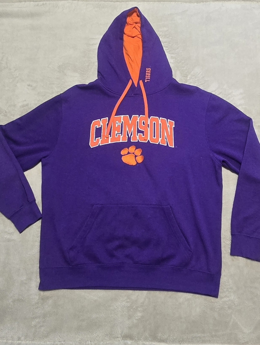 Colosseum Clemson Tigers Pullover Hoodie Sweatshirt Mens XL NCAA